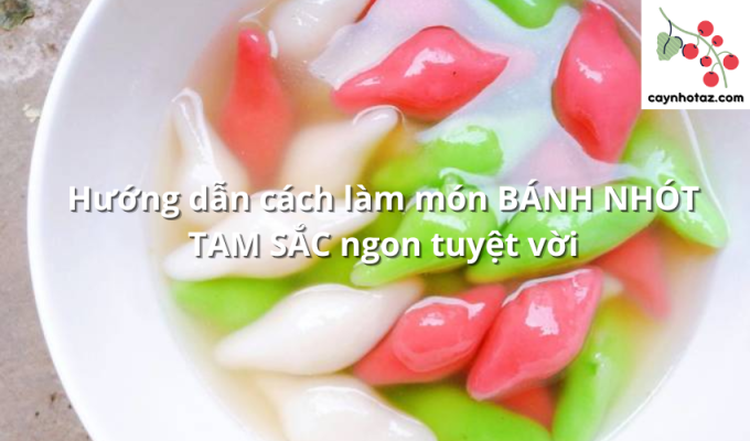 Hướng dẫn cách làm món BÁNH NHÓT TAM SẮC ngon tuyệt vời